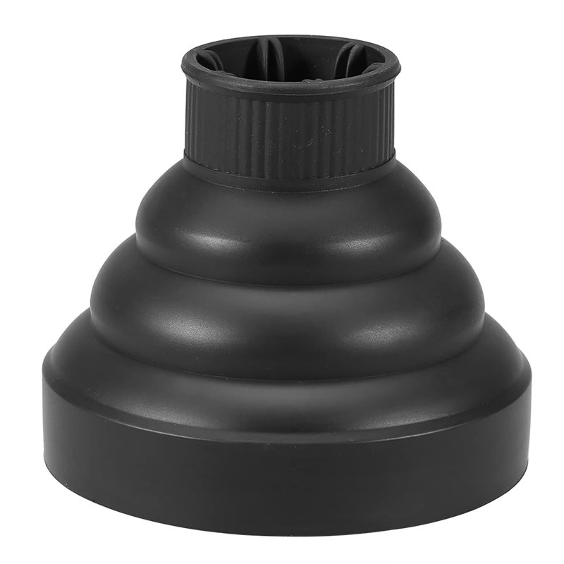 Tbest Hair Dryer Diffuser Cover,Salon Foldable Folding Hairdryer Hair Blower Diffuser Cover Styling Hairdressing Tool(Black) - Image 3